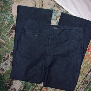 express size 10 womens denim blue jeans pants ten  casual dress  denim